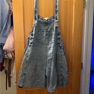 Denim Overall Dress